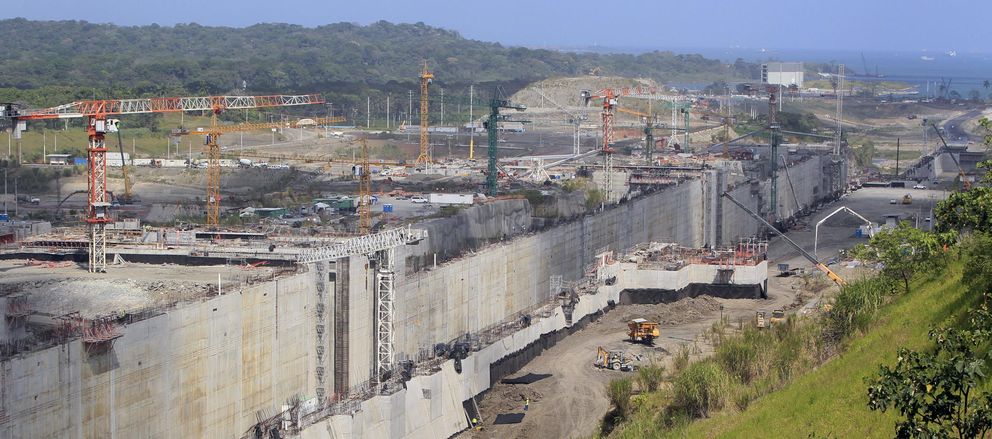 Obras de ampliación del Canal de Panamá. (EFE)