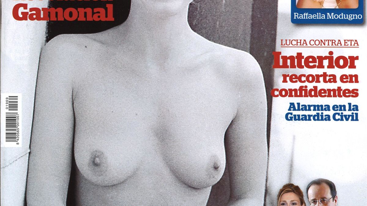 Julie Gayet, la amante del presidente François Hollande, al desnudo