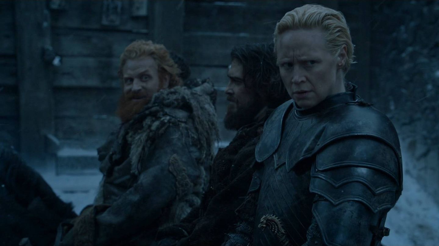 Tormund y Brienne, en 'Juego de tronos'. (HBO)