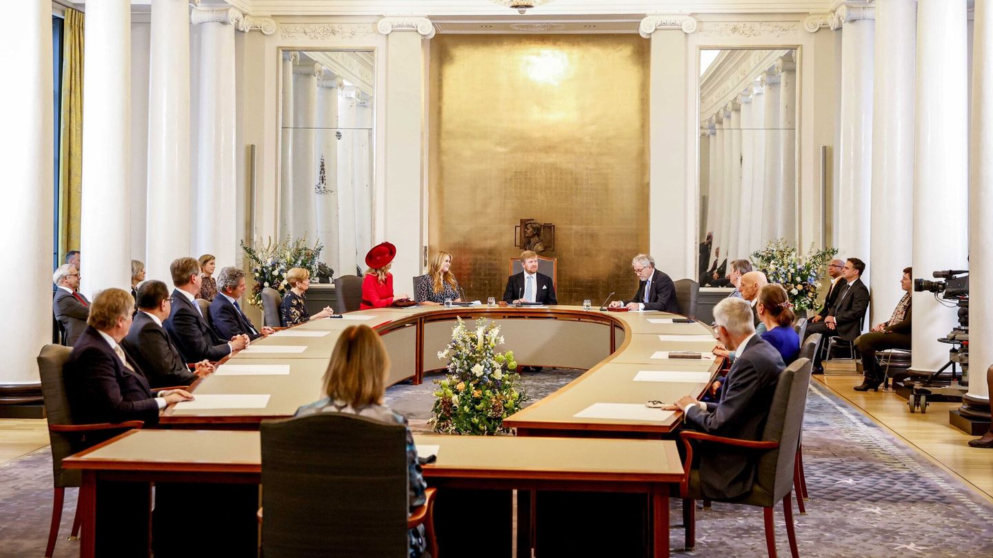 La reunión del Consejo de Estado, con Amalia como nuevo miembro. (EFE)