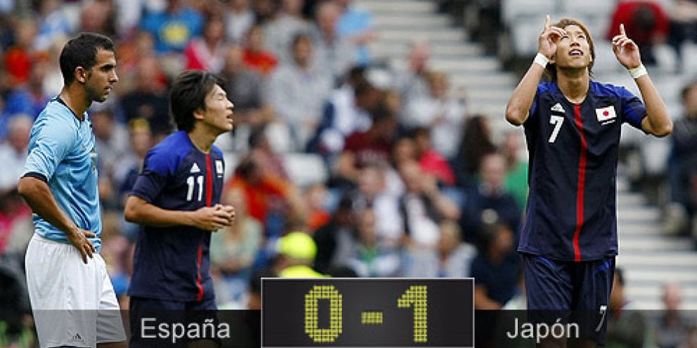 Foto: Japón da un baño de realidad a una España que fue incapaz de jugar al fútbol como sabe