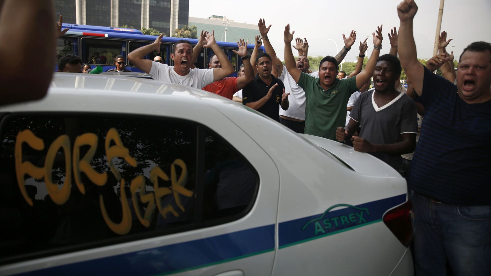 Foto: Las protestas de los taxistas de Río contra Uber han sido constantes en los últimos tiempos (Reuters)