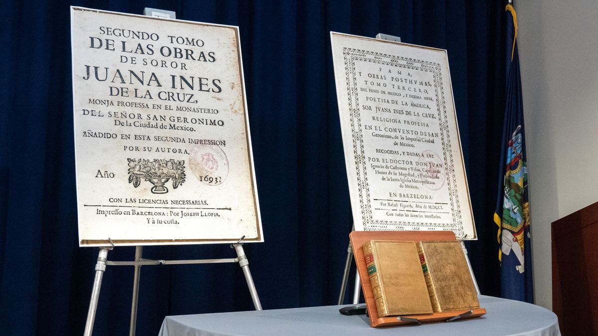 De un convento de Sevilla a EEUU: recuperan dos valiosos libros del siglo XVII de Sor Juana Inés de la Cruz