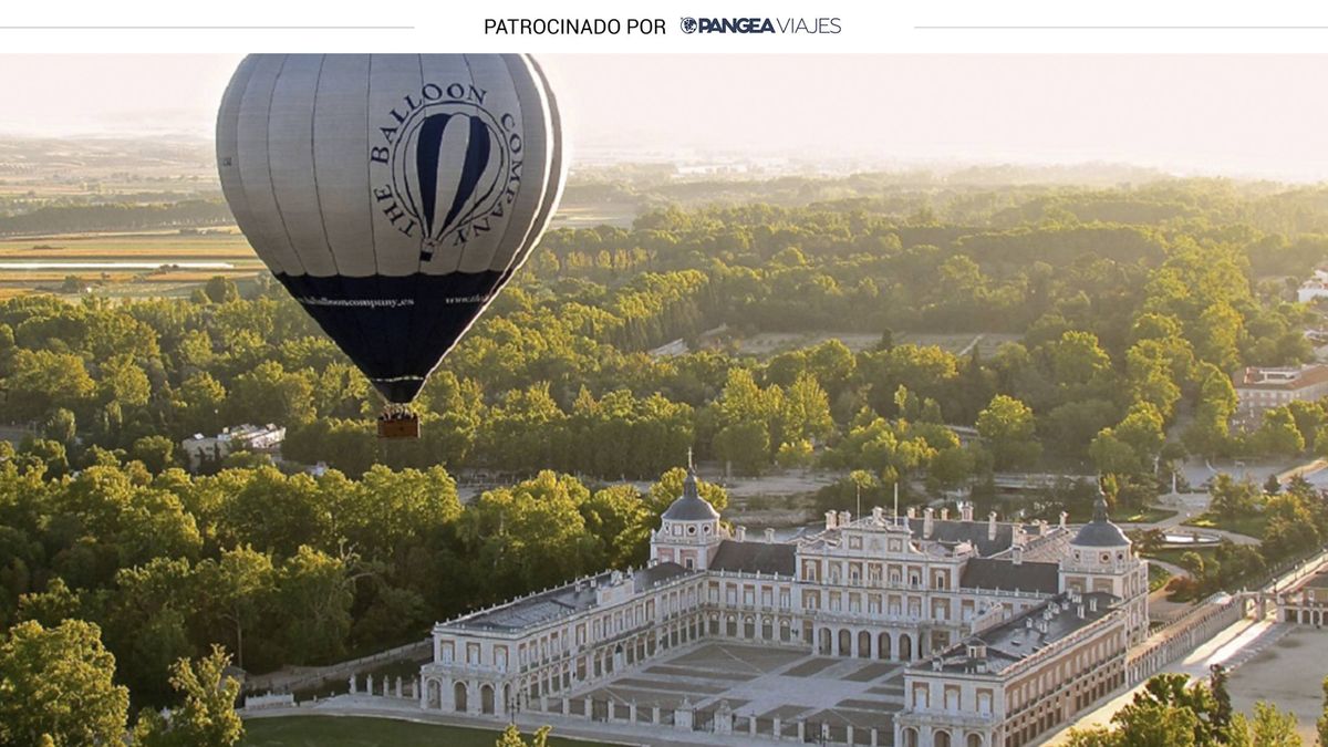 Paseo en globo sobre Aranjuez: Palacio Real, Jardines y visita guiada