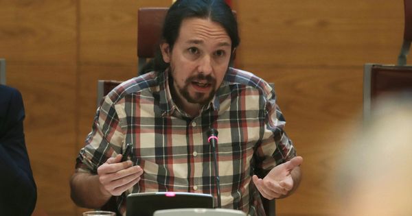 Foto: El secretario general de Podemos, Pablo Iglesias, comparece en la comisión de investigación sobre la financiación de los partidos políticos. (EFE)