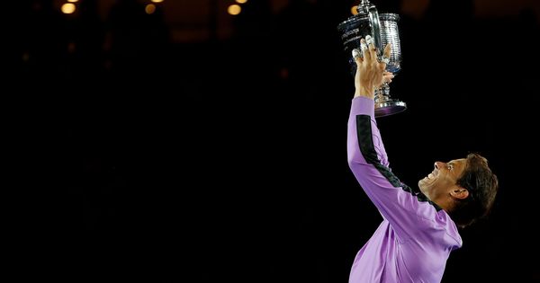 Foto: Rafa Nadal, tras ganar su cuarto US Open. (Reuters)