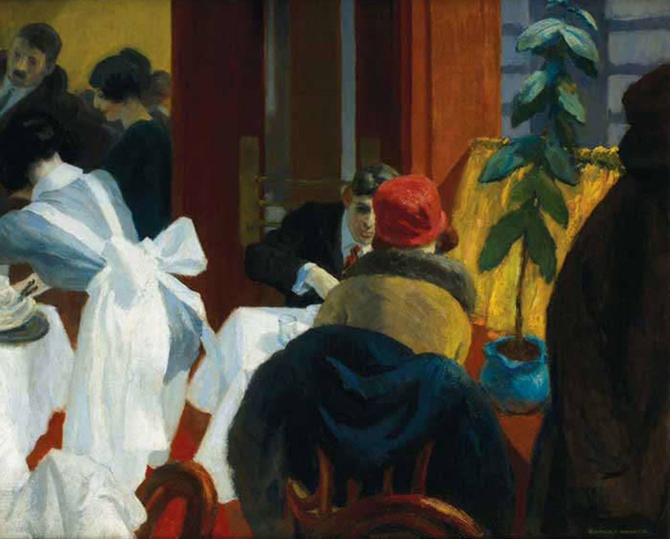 Edward Hopper. 'New York Restaurant', 1922
