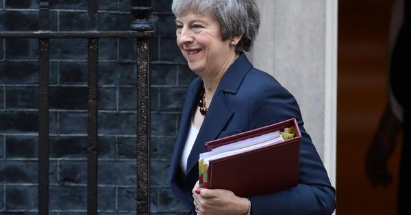 Foto: La primera ministra Theresa May a su salida de Downing Street este martes. (Getty Images)