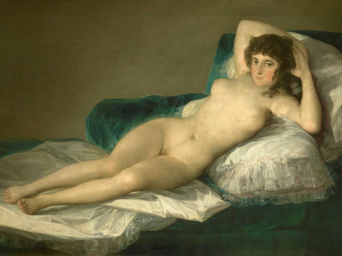 Foto: 'La maja desnuda'. Francisco de Goya. 1795-1800. Museo del Prado.