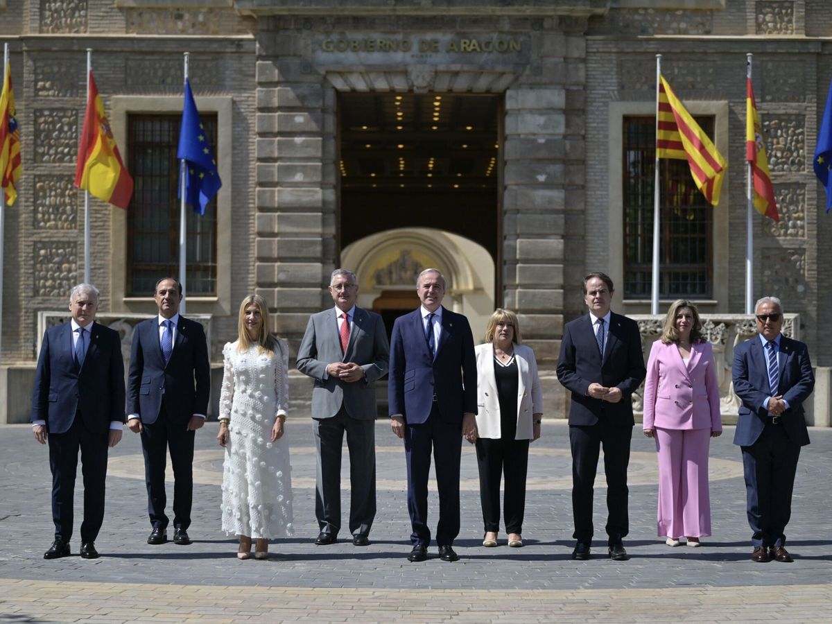 Foto: Acto de toma de posesión del nuevo Gobierno de Aragón (Europa Press/Marcos Cebrián)