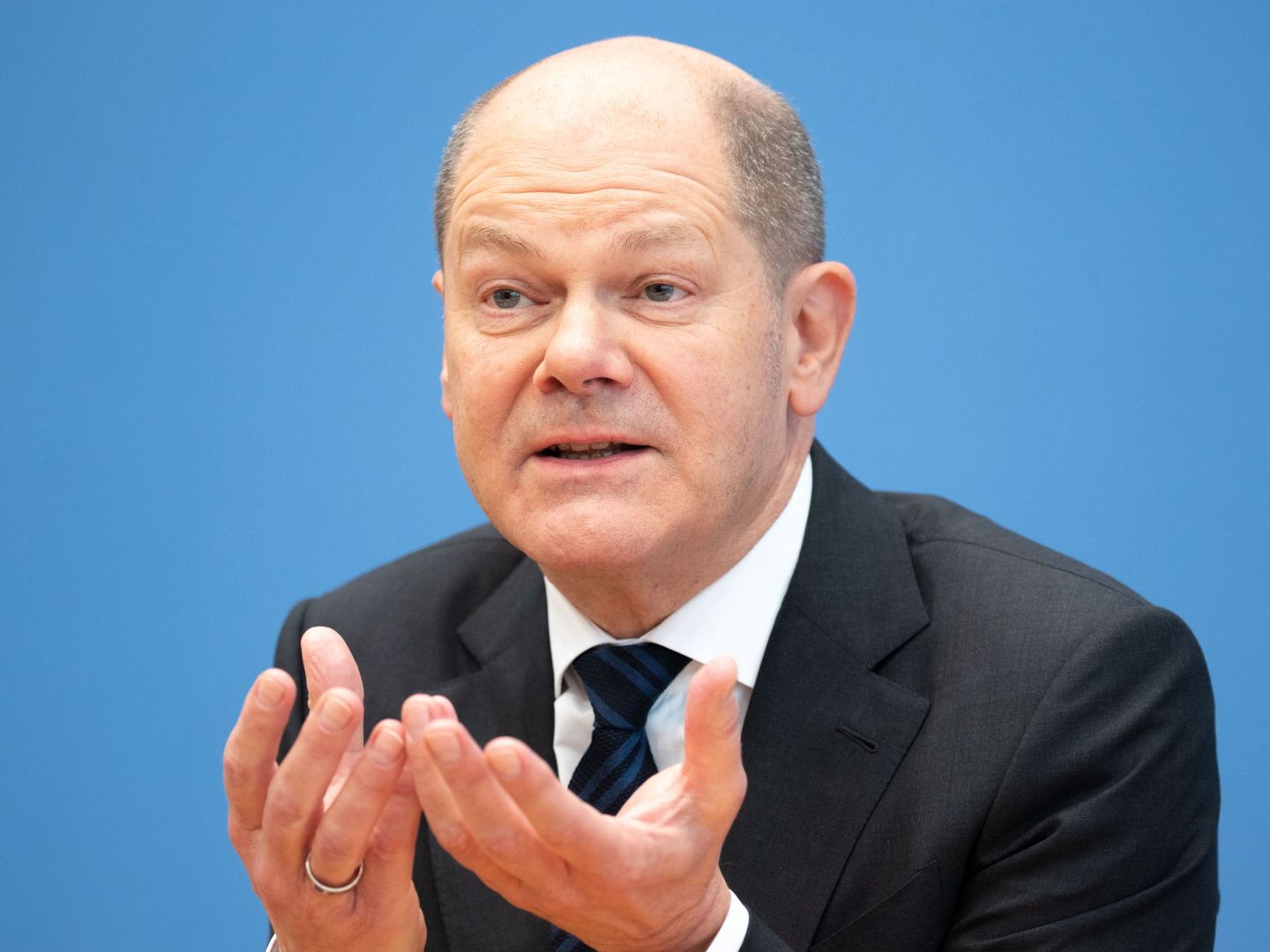Olaf Scholz, ministro de Finanzas alemán. (EFE)