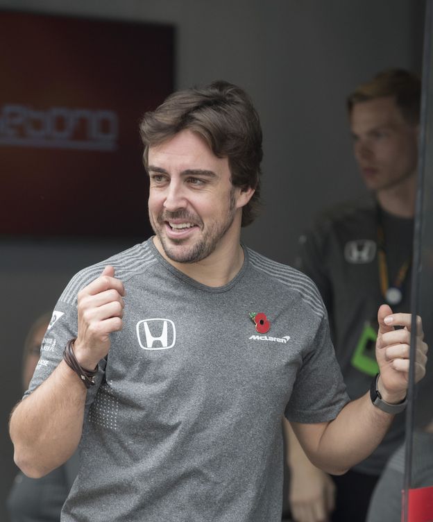 Foto: Fernando Alonso, este jueves, en Interlagos. (EFE)