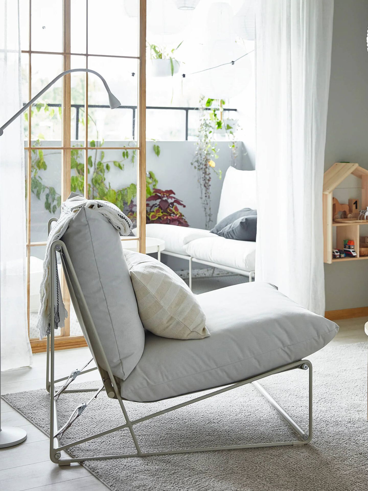 El sillón para exterior de Ikea. (Cortesía)