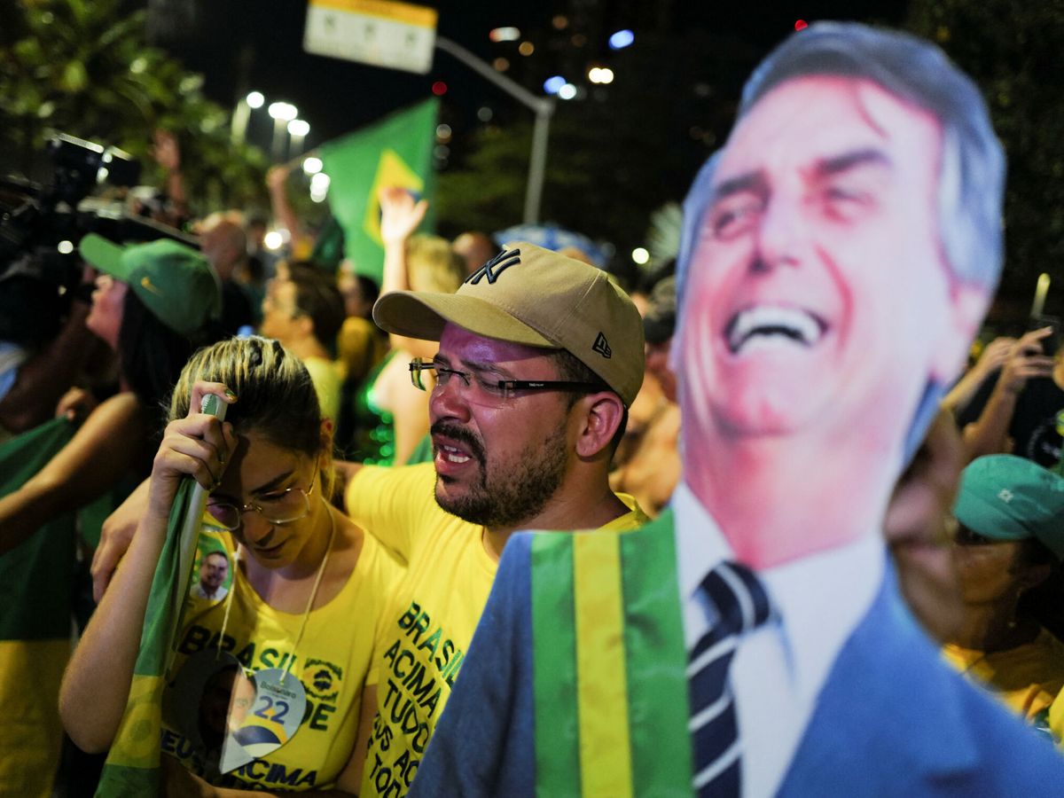 Foto: Seguidores de Jair Bolsonaro. (Reuters/Lucas Landau)