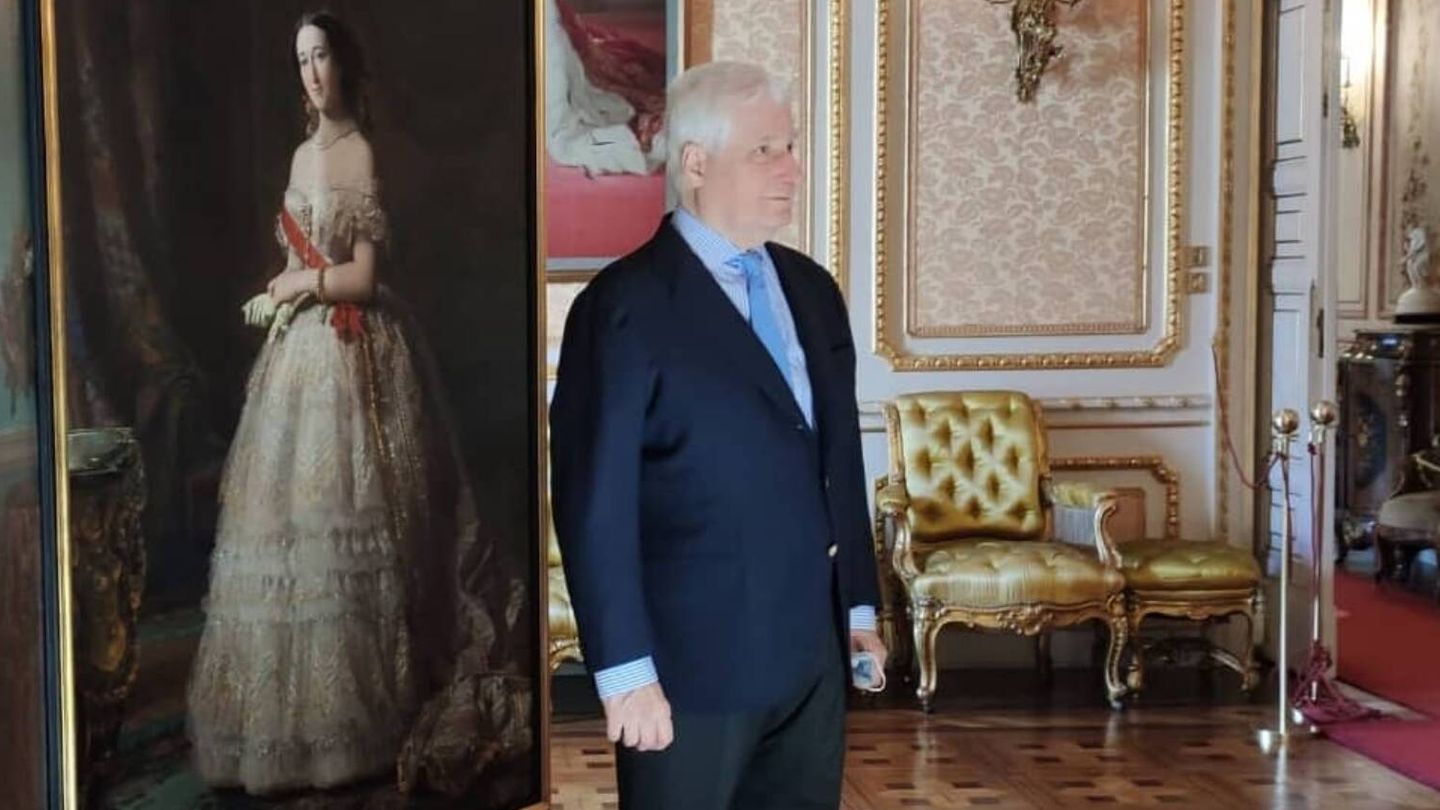 El duque de Alba en el Palacio de Liria. (Instagram @casaliria)