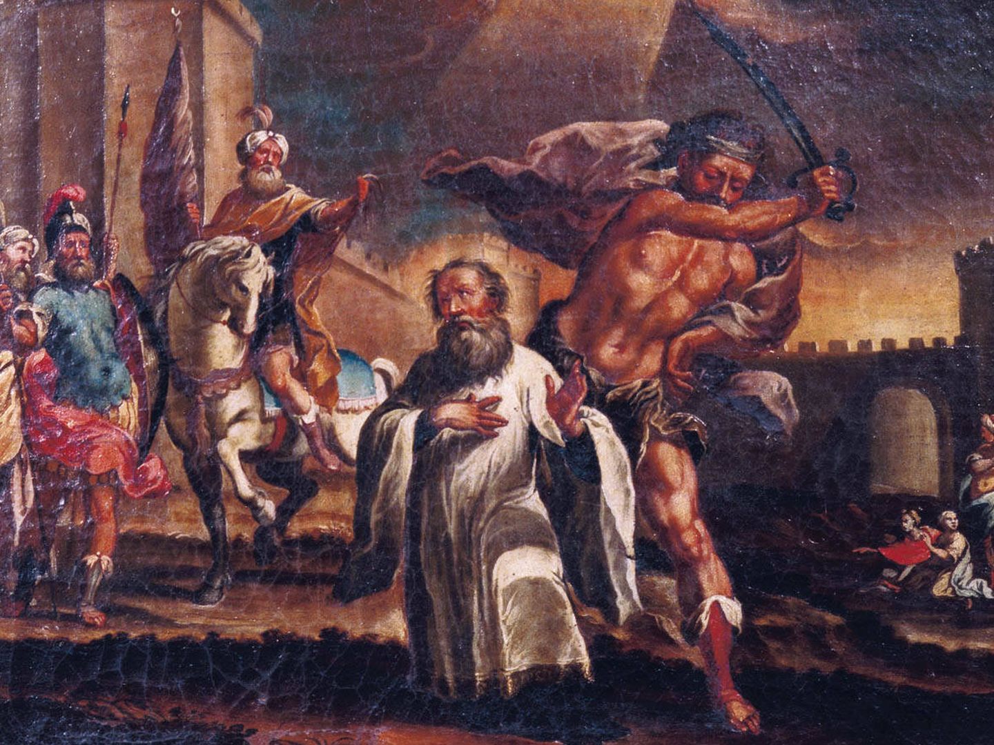 'Martirio de San Eulogio', pintura de la catedral de Córdoba. Foto: C.C.