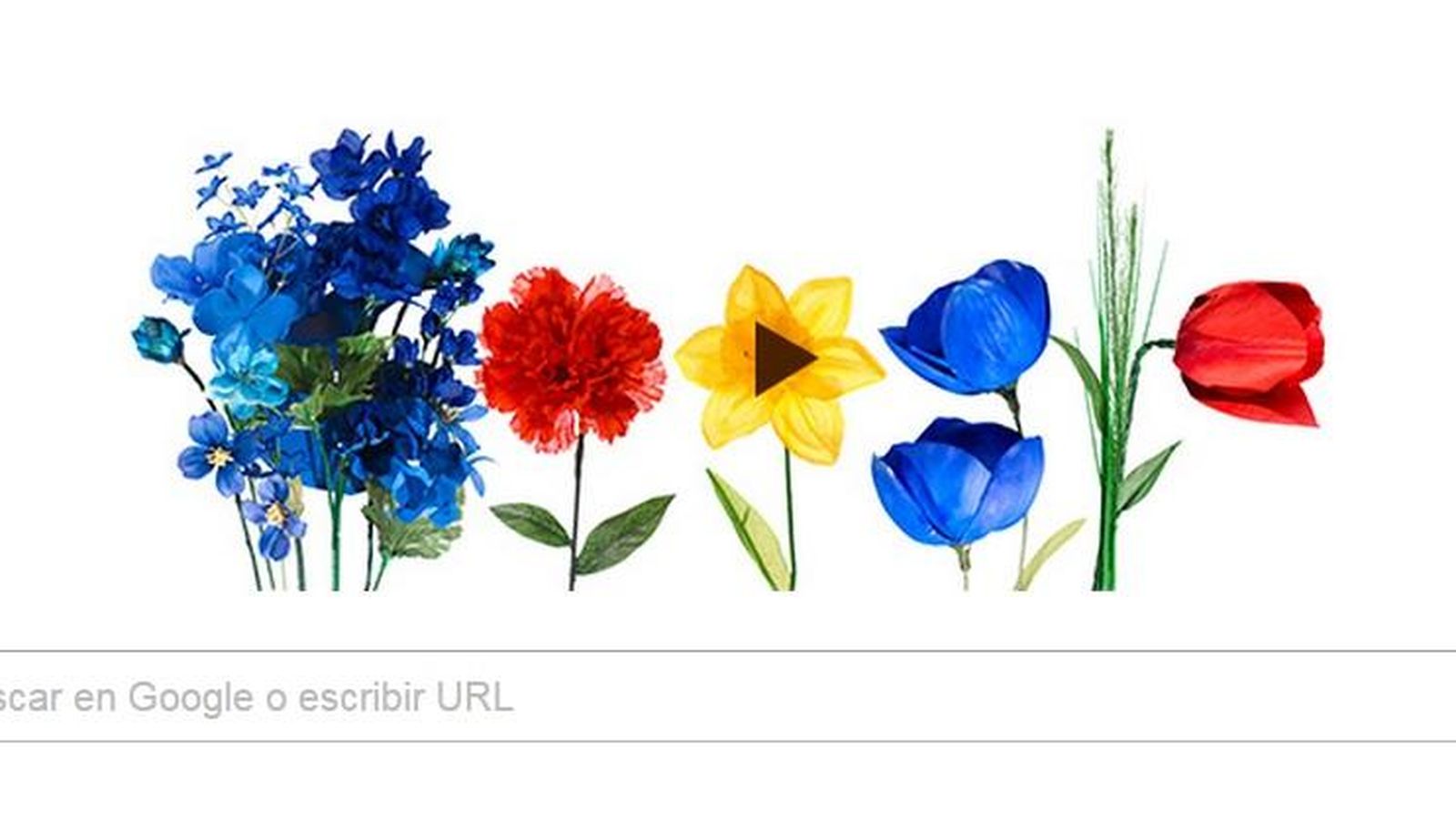Foto: 'Doodle' de Google del 20 de marzo para recibir la llegada de la primavera