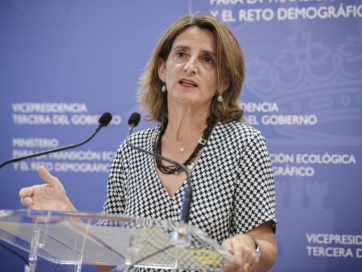 Foto: La vicepresidenta tercera, Teresa Ribera. (EFE/Luca Piergiovanni)