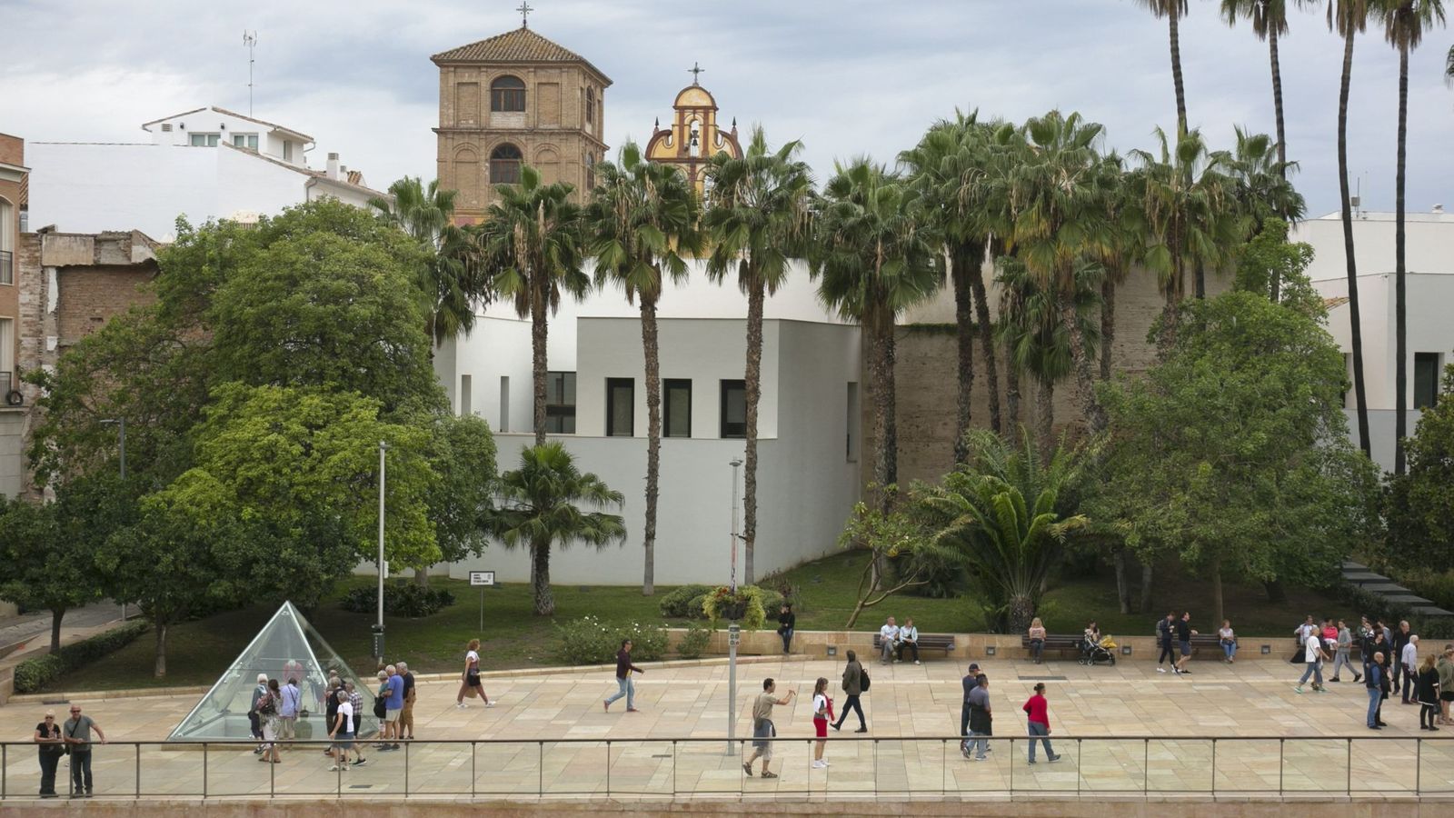 Foto: Vista del Museo Picasso de Málaga, que ha cumplido quince años. (EFE)