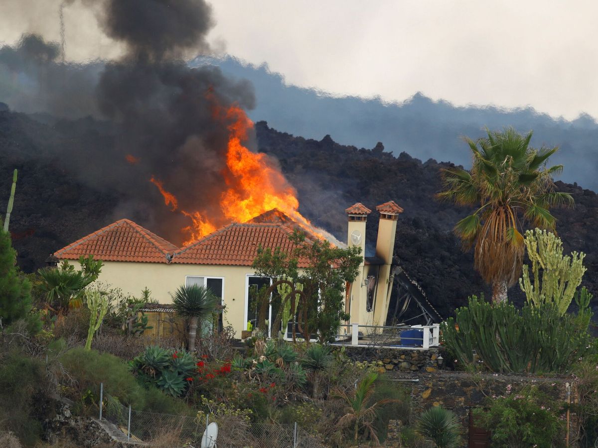 Foto: Una casa es arrasada en el municipio de Los Campitos. (Reuters)