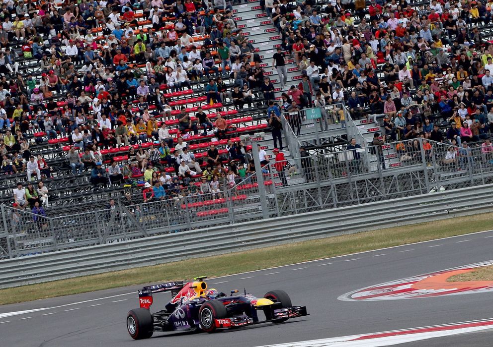 Foto: El piloto de Red Bull Mark Webber en el Gran Premio de Corea. (EFE)