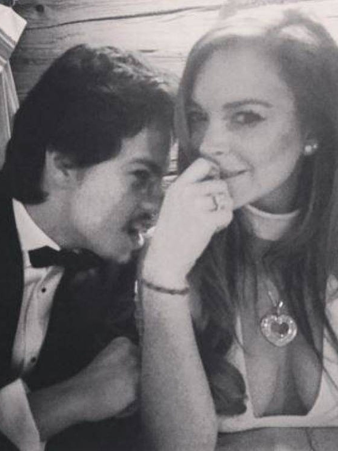 Egor Tarabasov y Lindsay Lohan en una imagen de Instagram