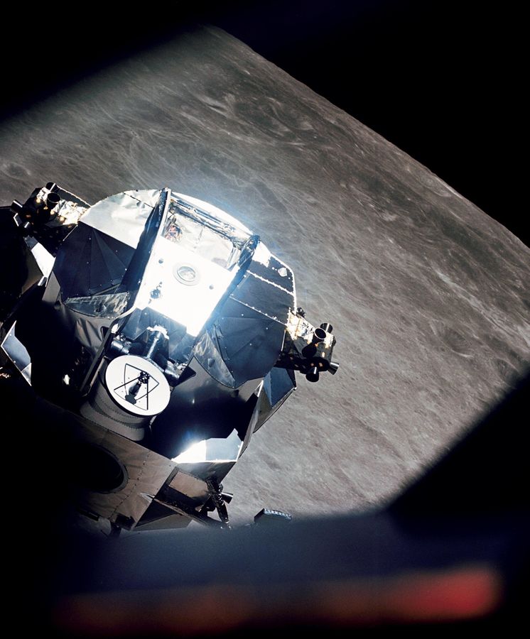 Foto: Snoopy, el módulo lunar del Apollo 10, que se perdió en el espacio el 26 de mayo de 1969