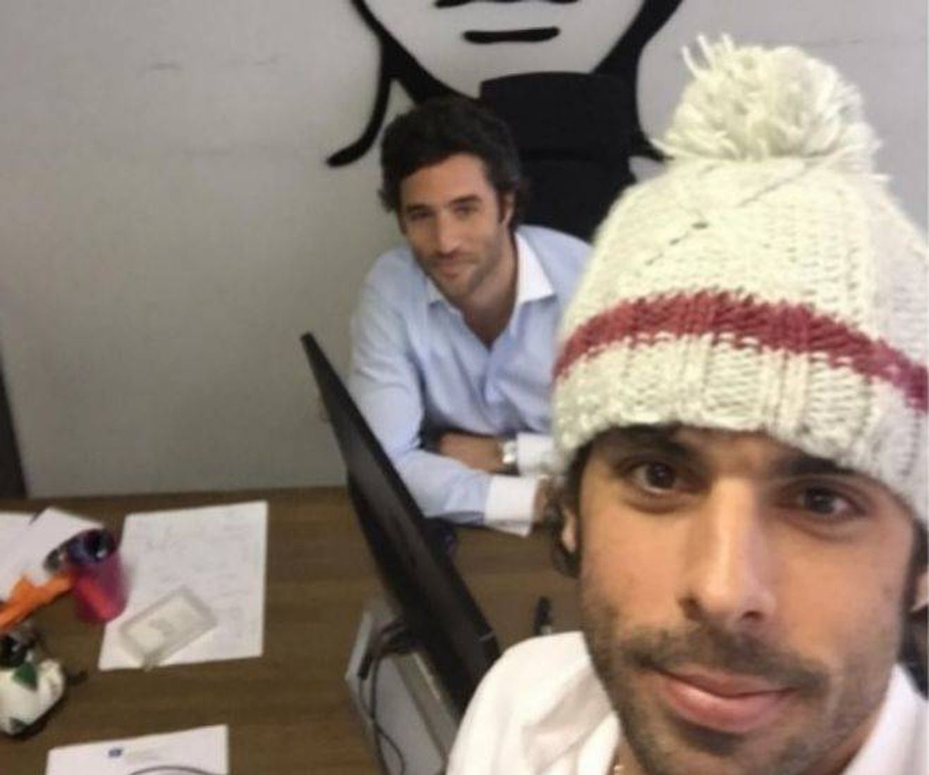 Alonso Aznar con su amigo y socio Fernando Nicolás (Instagram)
