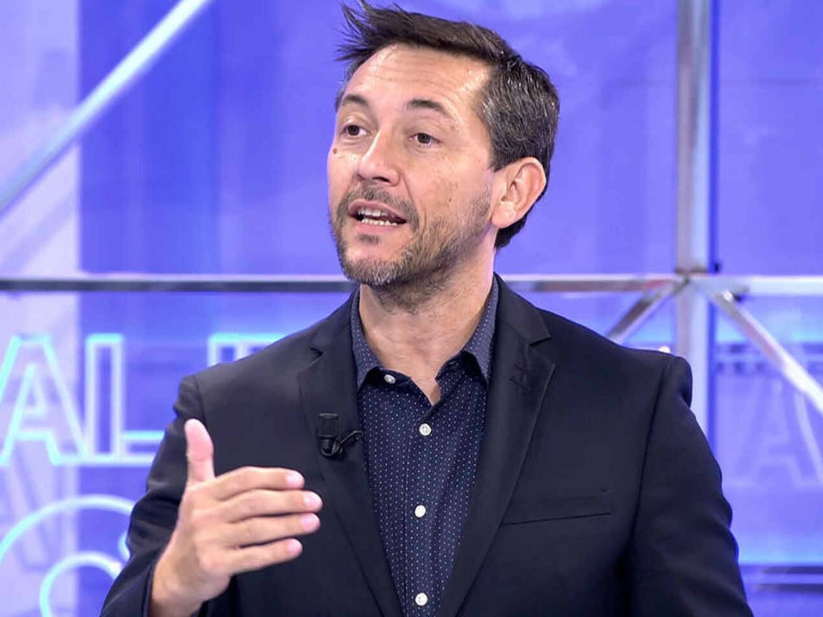 Foto: Javier Ruiz, durante una intervención televisiva. (Mediaset)
