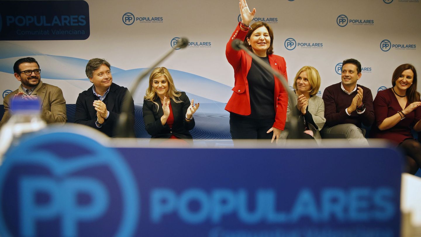 Isabel Bonig tiene el respaldo de los principales cuadros orgánicos del Partido Popular valenciano. (Efe)