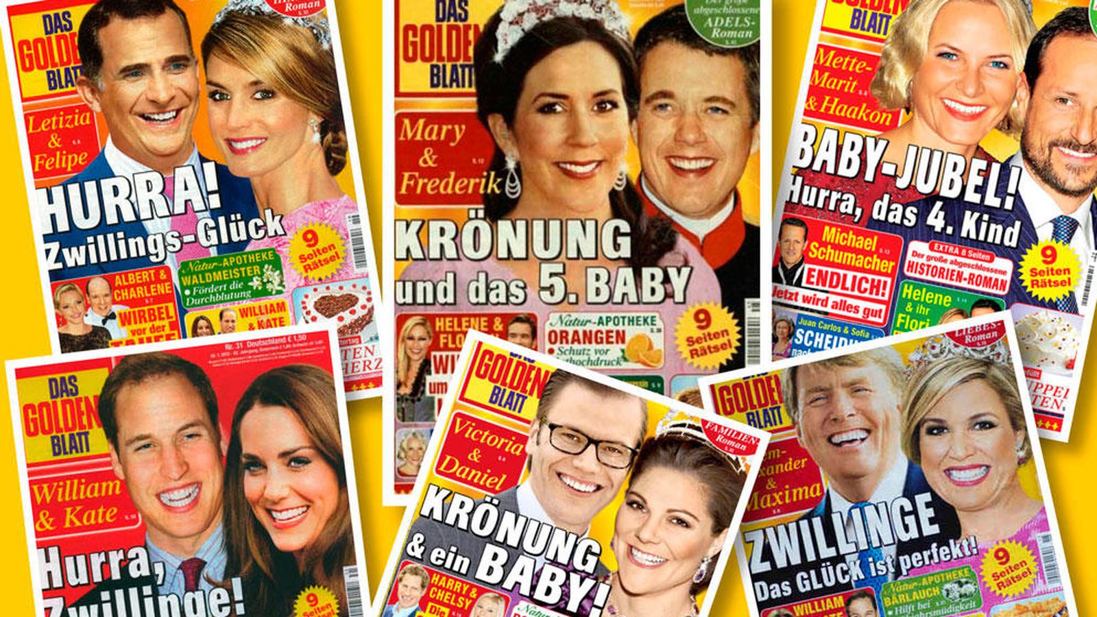 Foto: Las portadas de la revista alemana 'embarazosa'