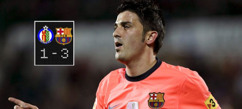 Foto: La dupla Messi-Villa ya carbura y el Barça aleja todas las dudas