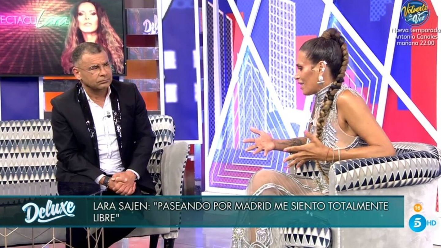 Jorge Javier y Lara Sajen. (Telecinco).