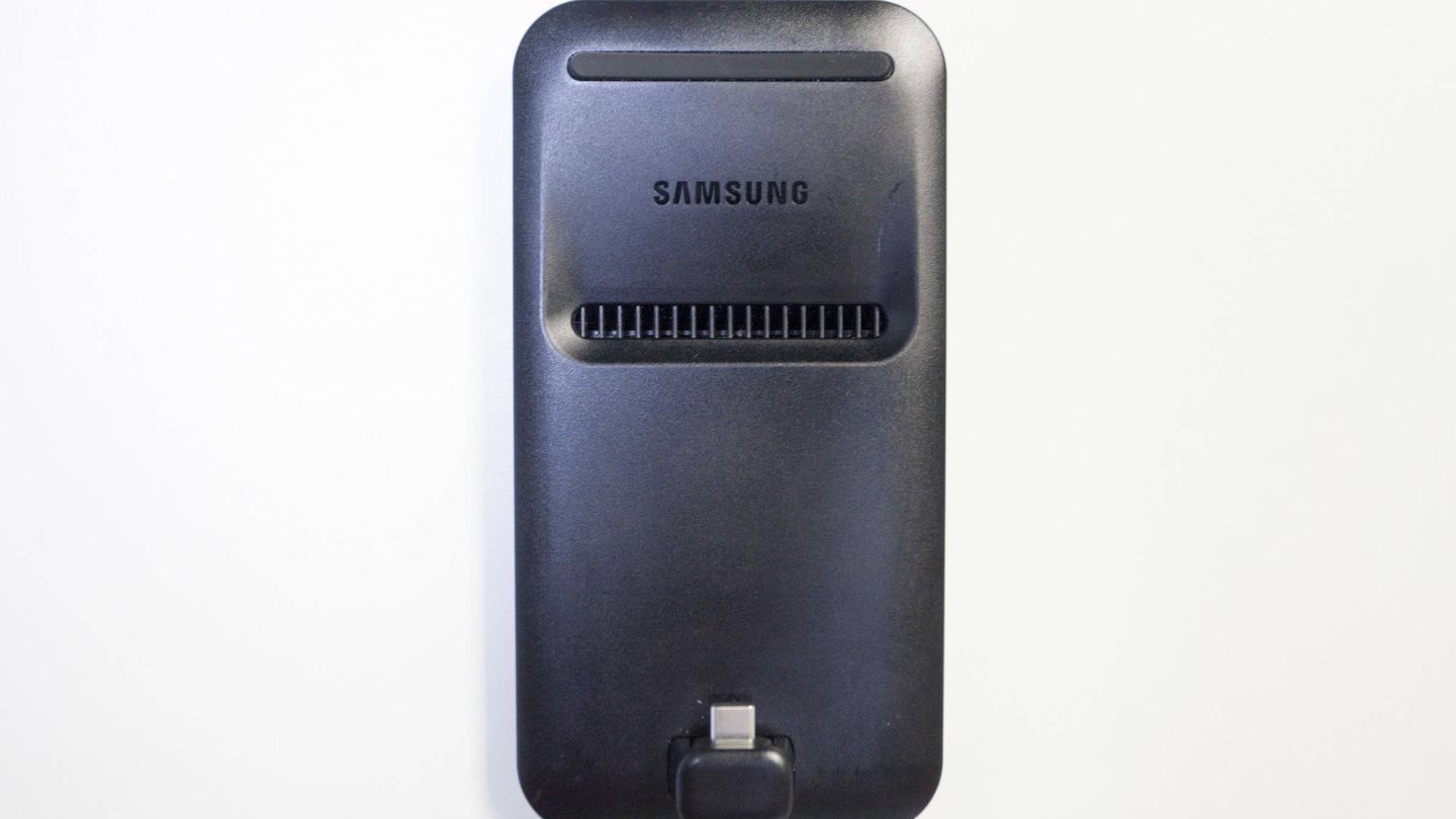 Vista del DeX Pad de Samsung. (E. Villarino)