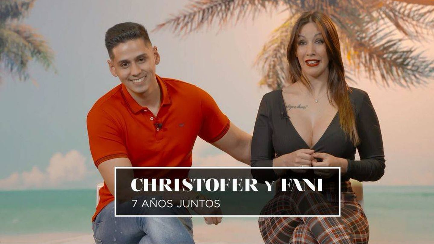Christofer y Fani en su vídeo de presentación. (Mediaset España)