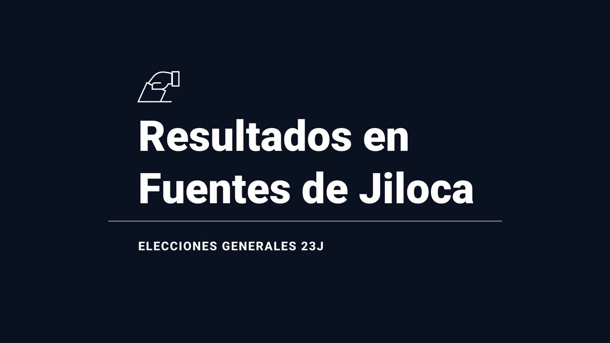 Resultados, votos y escaños en directo en Fuentes de Jiloca de las elecciones del 23 de julio: escrutinio y ganador