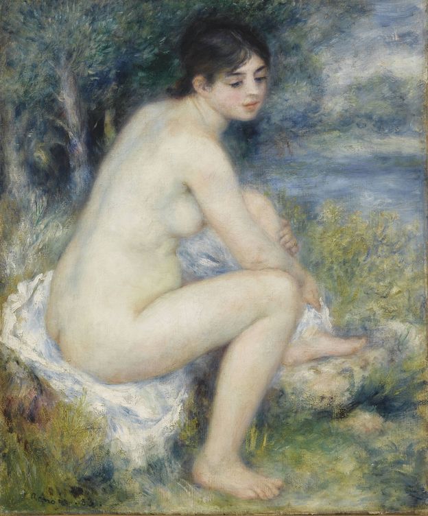 Foto: Renoir - 'Femme nue dans un paysage' ['Mujer desnuda en un paisaje'], 1883