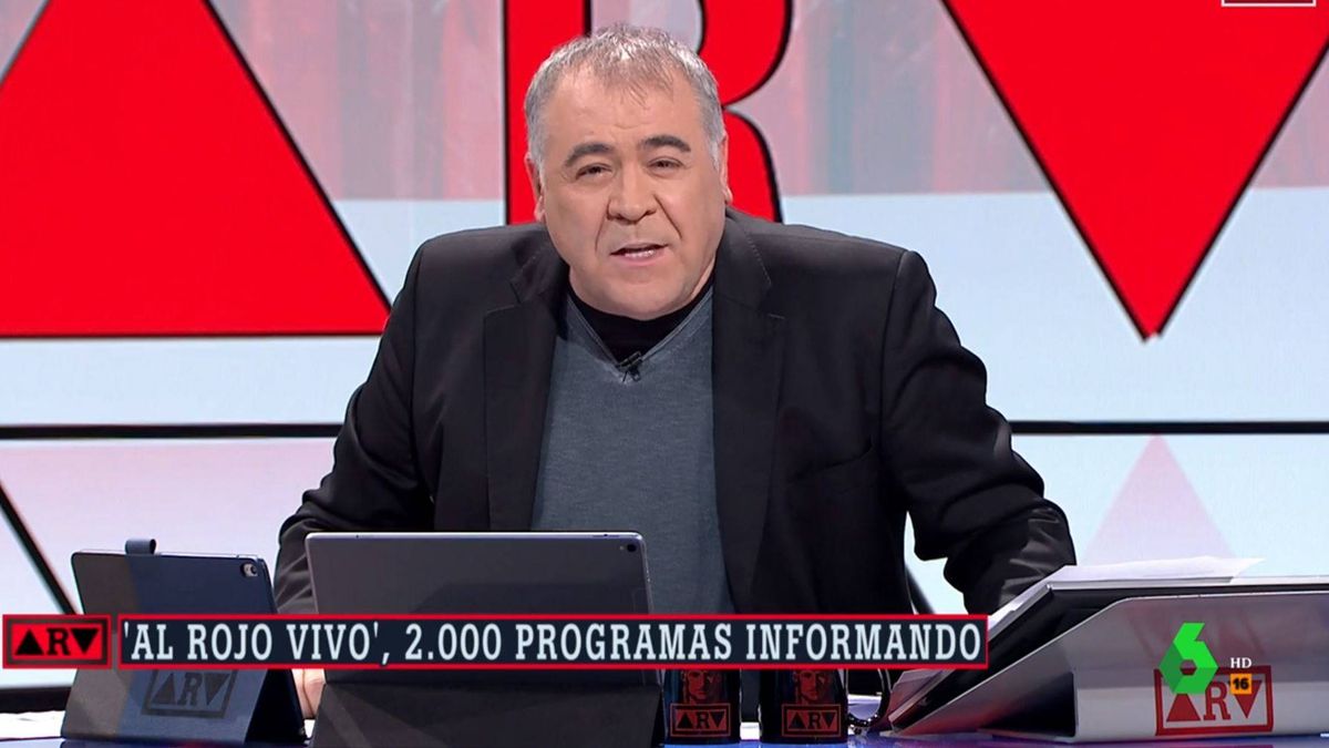 Ferreras celebra 2.000 'Al rojo vivo': "Perdón si en algún momento no he estado acertado"