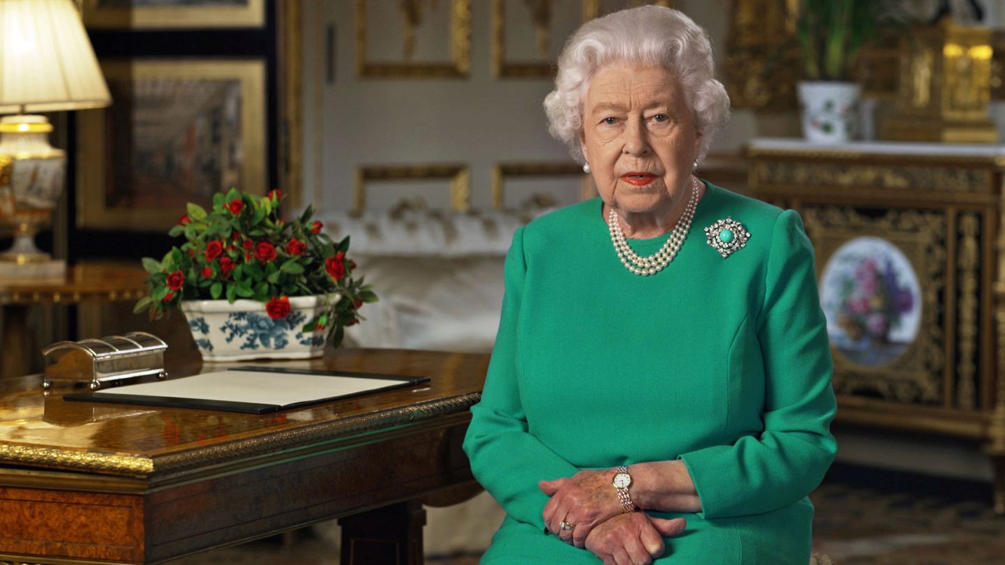La reina Isabel, durante un discurso. (Reuters)