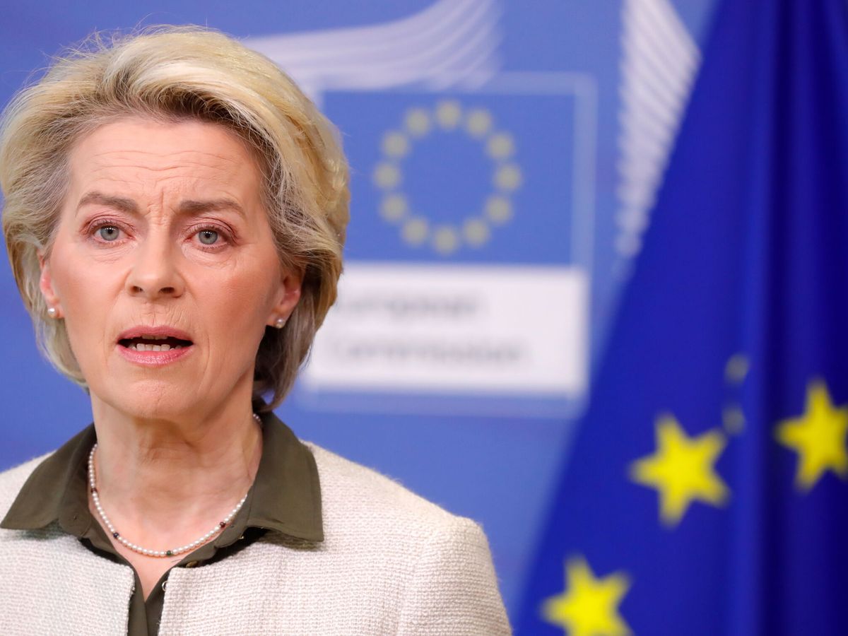 Foto: La presidenta de la Comisión Europea, Úrsula von der Leyen. (EFE/Stephanie LeCocq)