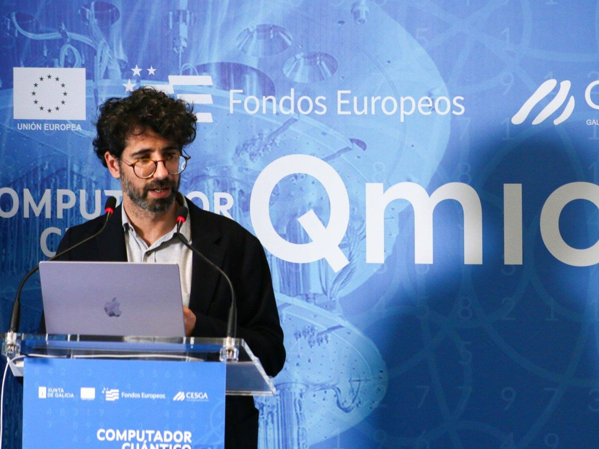 Foto: Lois Orosa, director del centro de supercomputación de Galicia. (Cedida)