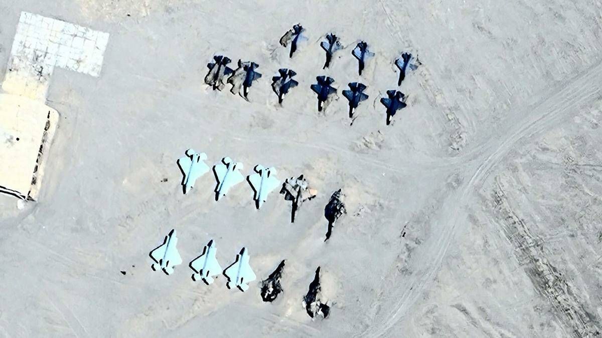 Las imágenes por satélite que muestran cómo China atacará a los cazas americanos