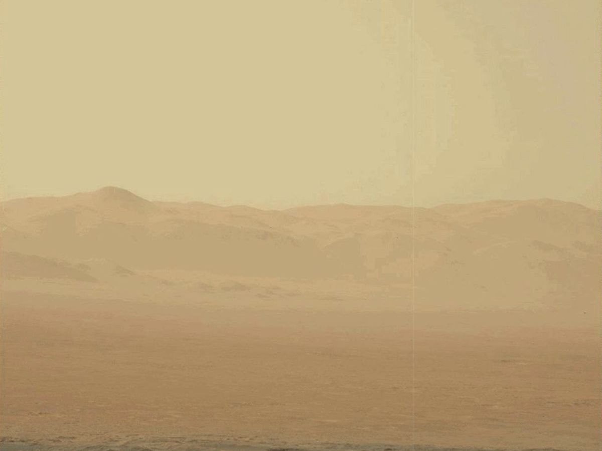 Foto: Superficie del planeta Marte tras una tormenta de arena. (EFE)
