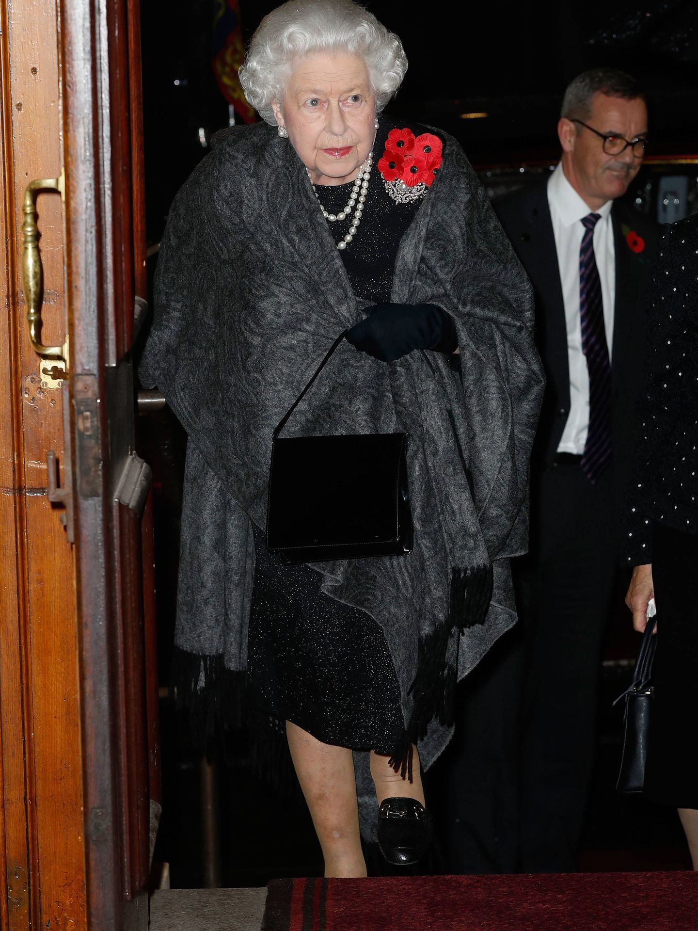 Isabel II, ayer en Londres. (Getty)
