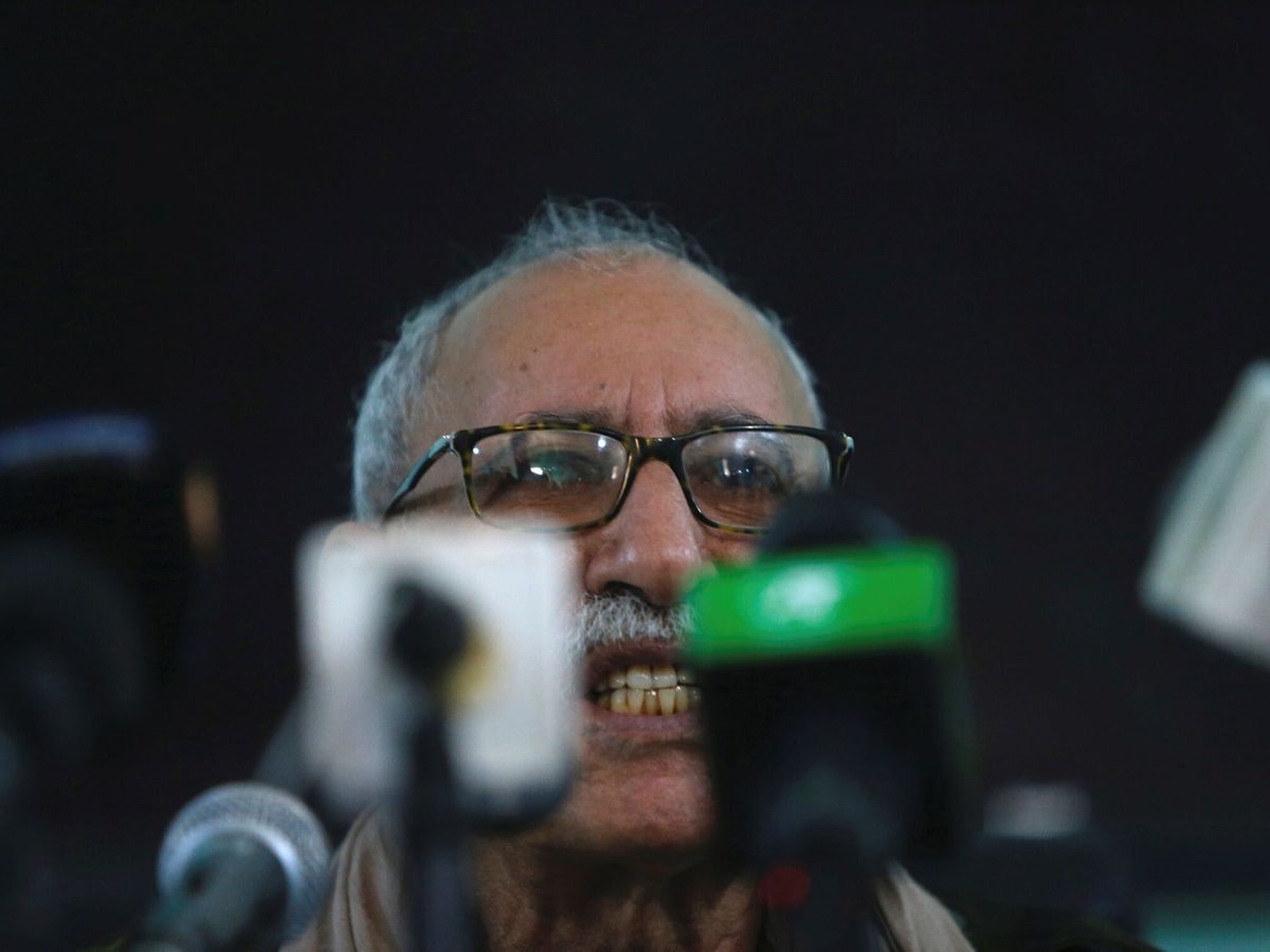 Foto: El líder del Frente Polisario, Brahim Ghali. (EFE/Manuel Lorenzo)