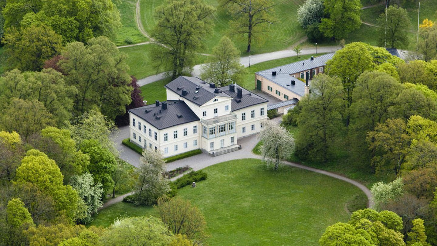 Vista general del castillo de Haga. (Klas Sjöberg / Casa Real de Suecia)
