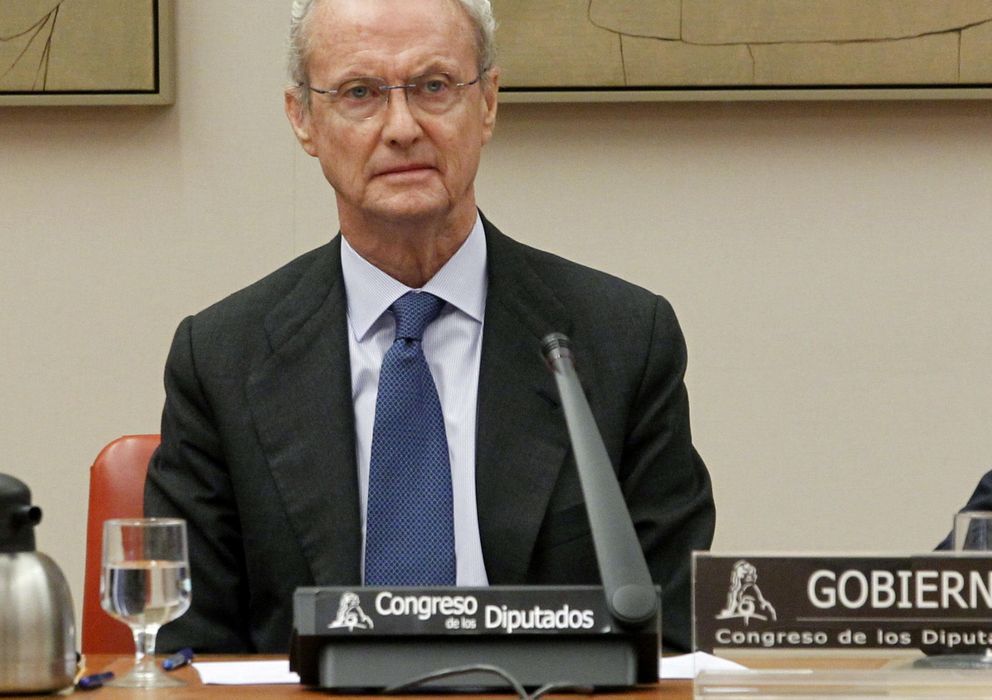 Foto: El ministro Pedro Morenés durante la Comisión de Defensa del Congreso (EFE)