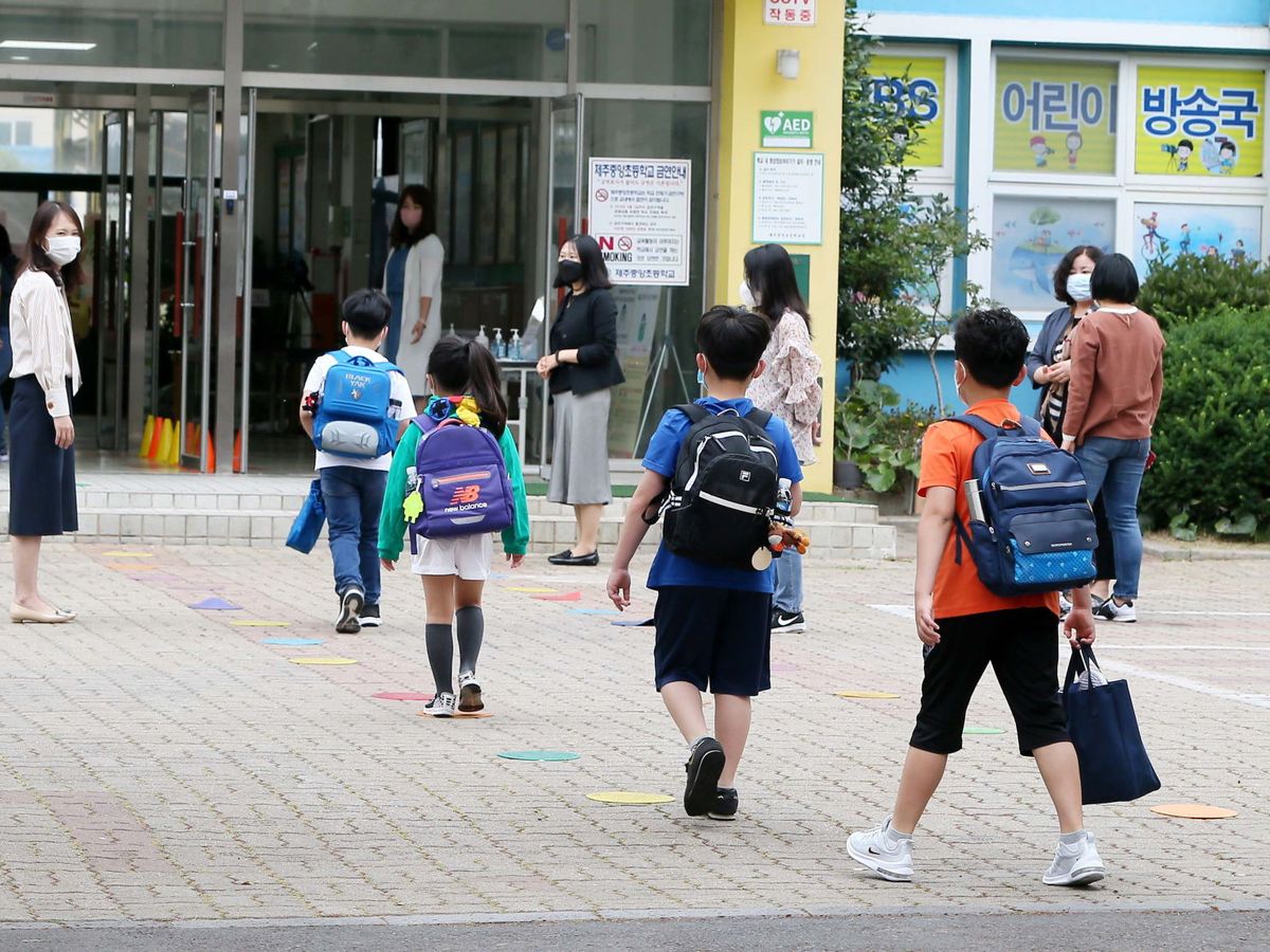 Foto: Una escuela en Corea del Sur. (EFE)