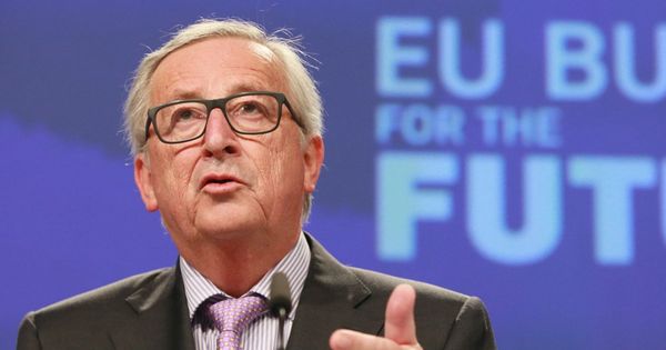 Foto: El presidente de la Comisión Europea, Jean Claude Juncker, en rueda de prensa. (EFE)