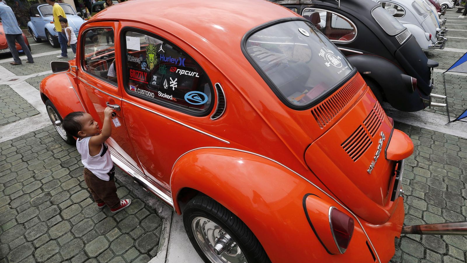 Foto: Un Volkswagen antiguo en una feria del automóvil. (REUTERS)